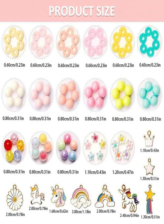 JAY EMPIRE Bracelet Making Set for Girls, Jewellery Making Kit for Kids DIY Bracelet Making Set, Toys for Girls Age 6-12 Years Old Multicolor (Multi 2) - Image 3
